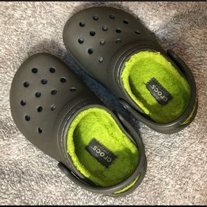 Gray Toddler Dual Crocs